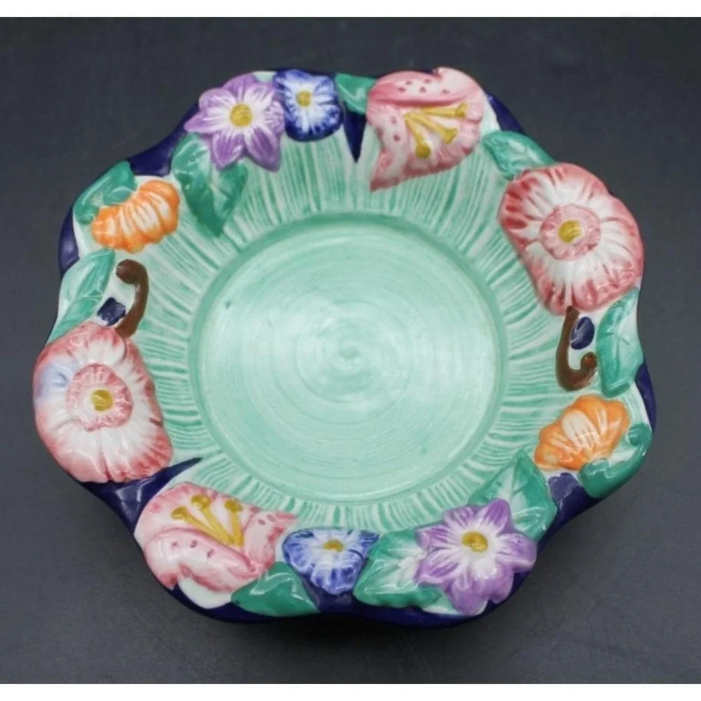 1994 Fitz and Floyd Hand Painted Floral 5